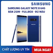 [Rẻ Hủy Diệt] Điện Thoại Samsung Galaxy Note 8 2Sim Ram 6G Bộ Nhớ 64G Mới 99%, Camera Siêu Đẹp - Tnn 03