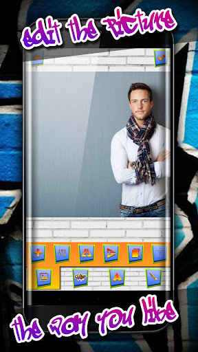 Graffiti Text on Photo