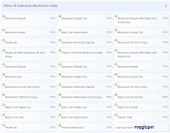 Dodmane Mushroom Adda menu 1