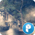 Sparkling Raindrops Free Theme Apk