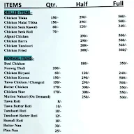 Ayan Mughlai Foods menu 1