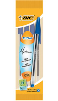 Kulepenn BIC Cristal M bl (4) (Org.nr.8308601)