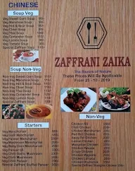 Zaffrani Zaika menu 5