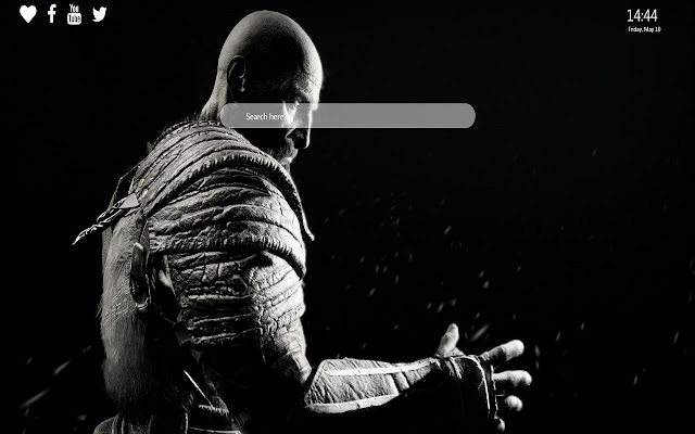 God of War Wallpaper New Tab Background