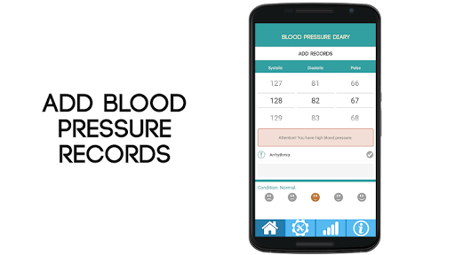 Blood Pressure  BP Diary Average Records Tracker