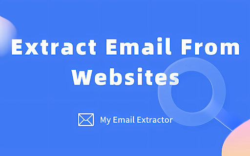 My Email Extractor: Scrape Emails From Websites