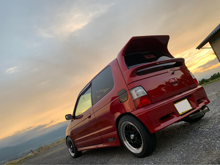 アルトワークスのアルトワークスHA21S・ドライブ・夕陽が綺麗でした・ソウルレッドに関するカスタム事例の投稿画像2枚目