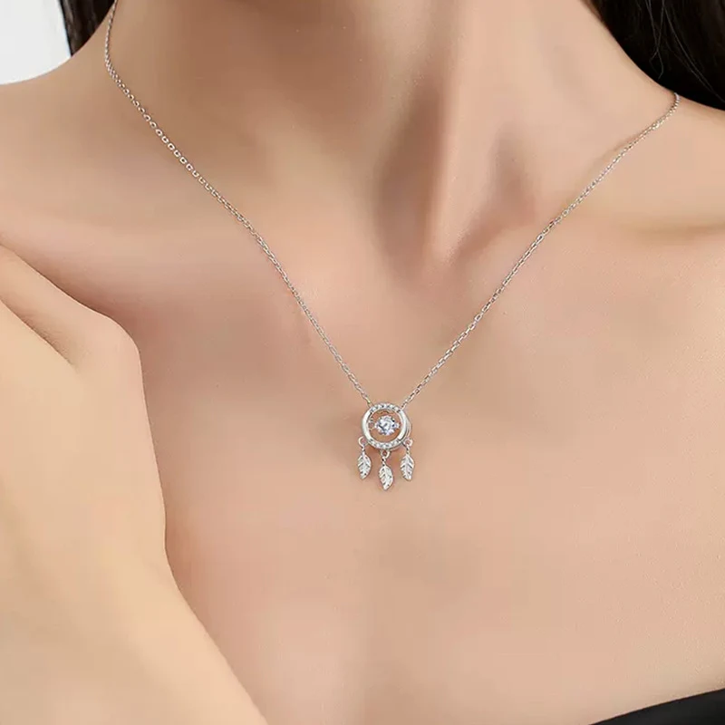 Title 3, S925 Sterling Zilver Smart Dreamcatcher Ketting...