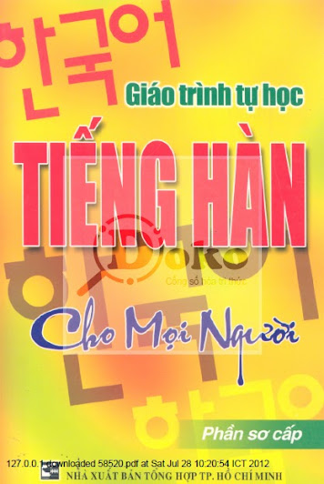 Giáo trình tự học tiếng Hàn cho mọi người - Phần sơ cấp