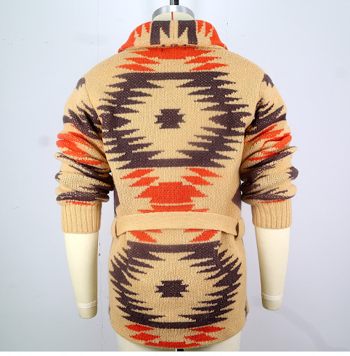 Title 6, Mens Retro Heavy Industry Brocade Sweater. War...