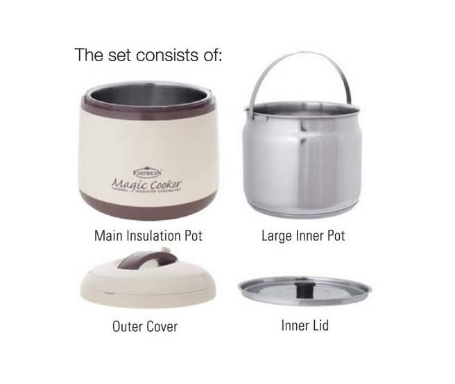 Magic Cooker Thermal Insulated Cooking Pot 2.5L 11street Malaysia