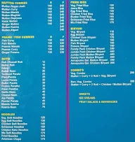 Annapurna  Bar and Restaurant menu 1