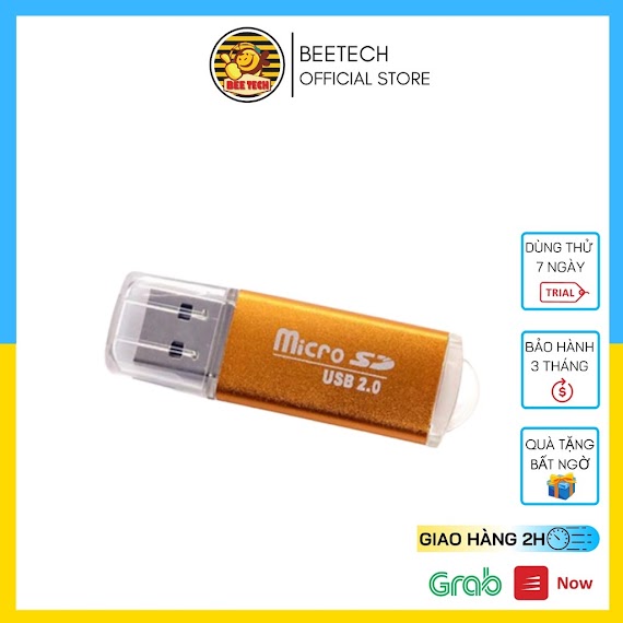 Đầu Lọc Thẻ Nhớ, Đầu Đọc Thẻ, Usb Đọc Thẻ Nhớ Kim Loại - Beetech