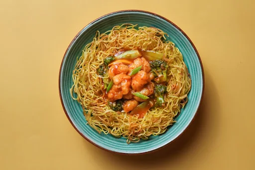 Prawn Pan Fried Noodles