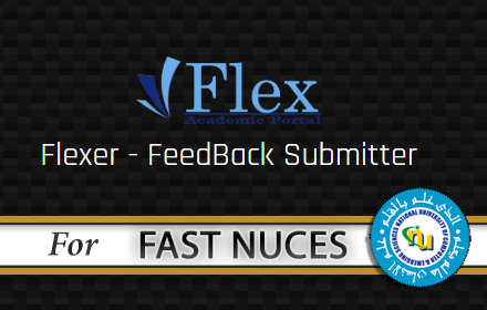 Flexer - Feedback Submitter for FAST NUCES Preview image 0