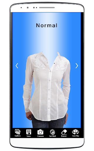 Women Formal Shirt Photo Maker