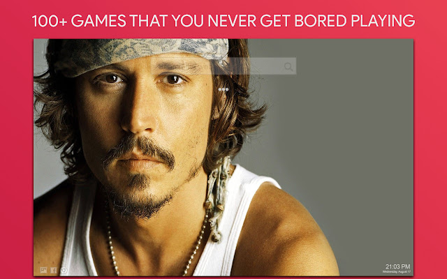 Johnny Depp Wallpaper HD Custom New Tab