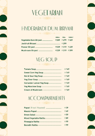 Aromas Of Biryani menu 1