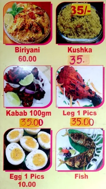 A-one Dum Biryani menu 