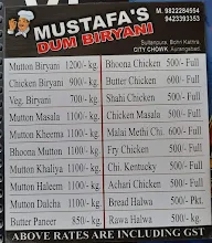 New Mustafa's Dum Biryani menu 1