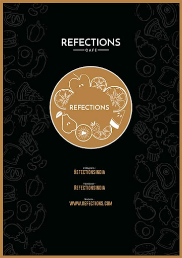 Refections Cafe menu 