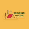 Camping routes icon