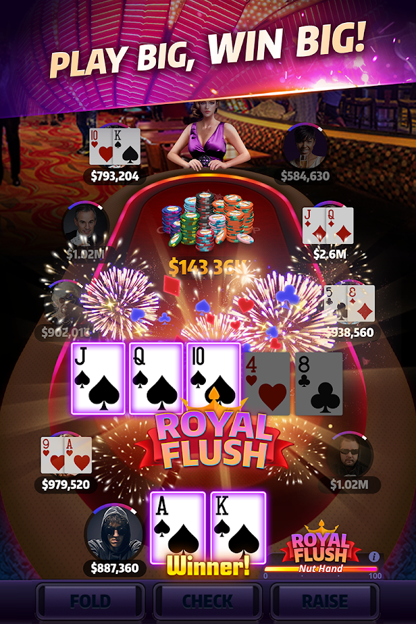 Mega Hit Poker: Texas Holdem massive tournament - Android Apps on ...