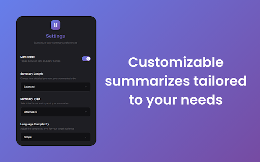 LucidPages — Website Summarizer Preview 5
