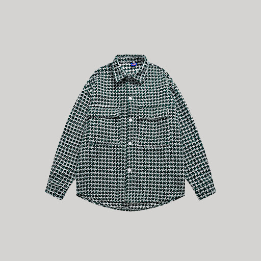 Title 1, American Thousand Bird Check Shirt Plaid Coat L...