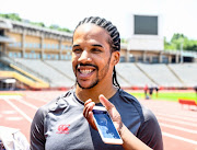 Courtnall Skosan of the Xerox Golden Lions speaks to reporters during a training session at Johannesburg Stadium on October 16, 2018. 
