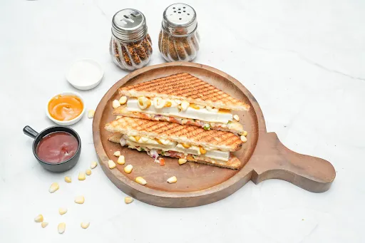 Veg Cheese Corn Grilled Sandwich