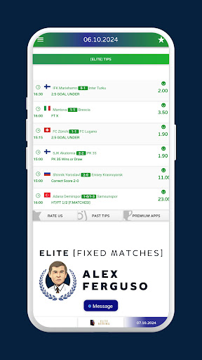 Screenshot ELITE Tips - FIXED MATCHES