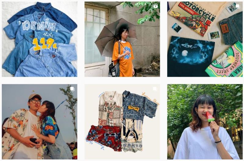 Shop bán đồ 2hand trên Instagram - Tiệm đồ 3BICH nổi tiếng với các sản phẩm denim