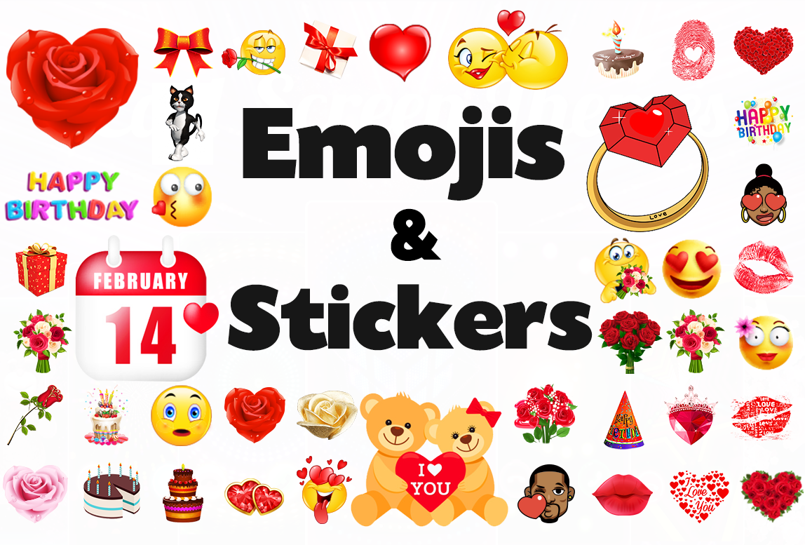 Unduh Dalam Peluncur Cinta Emoji Dan Gif