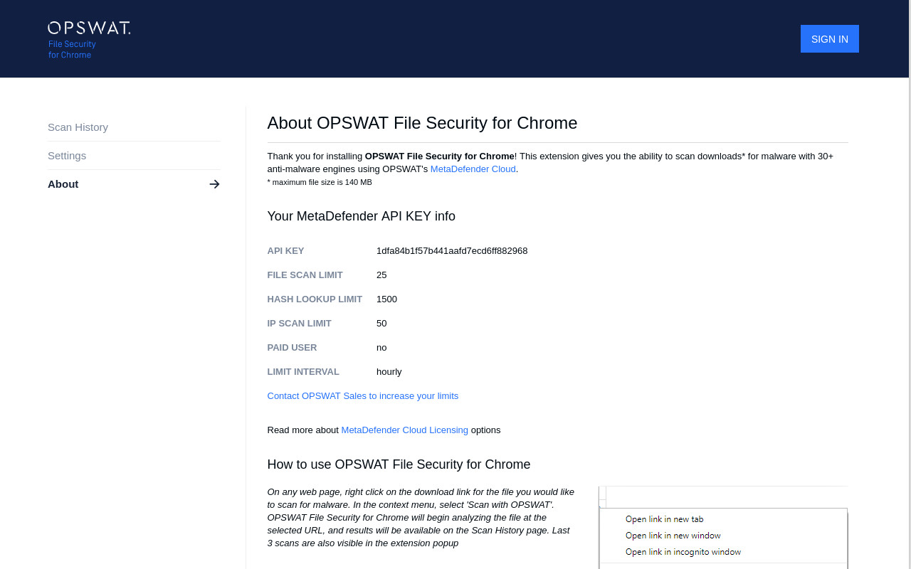 OPSWAT File Security for Chrome Preview image 4