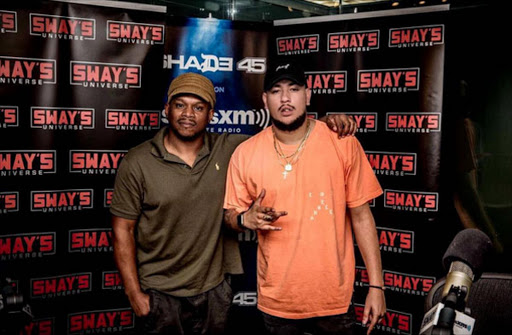 AKA with show host Sway Calloway