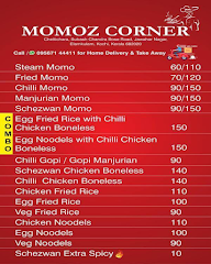 Momoz Corner menu 5