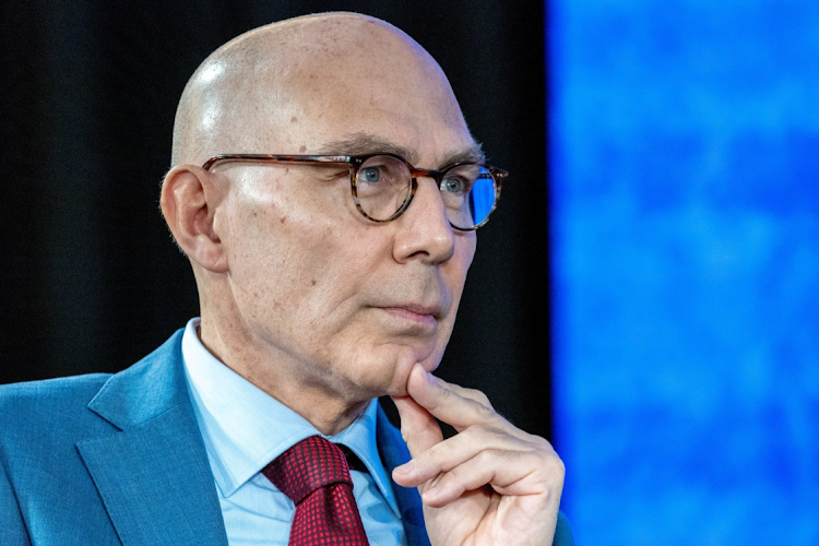 Volker Turk, UN High Commissioner for Human Rights, attends the high-level event commemorating the 75th Anniversary of the Universal Declaration of Human Rights at the United Nations in Geneva, Switzerland, on December 11 2023.