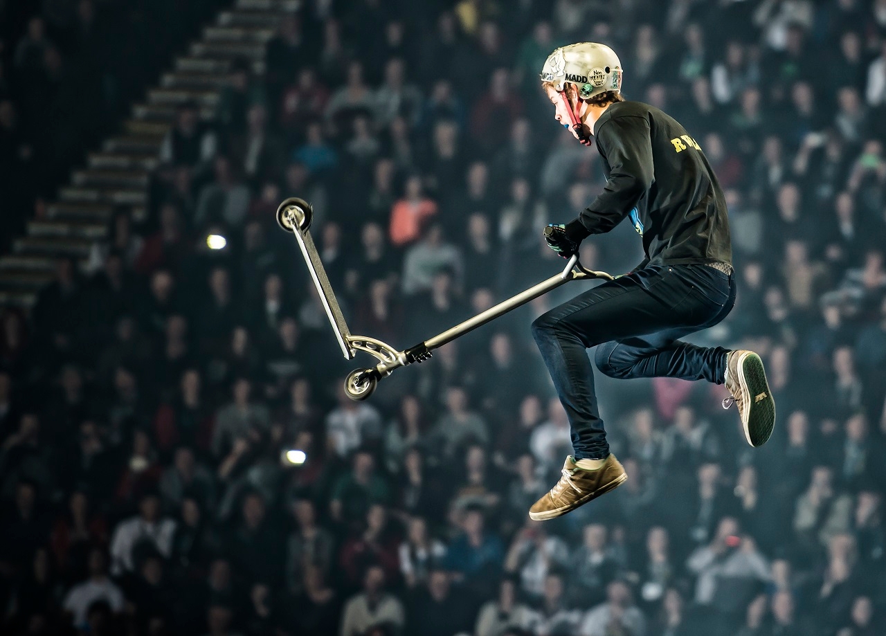 Райан Вильямс фристайл Scooter Rider