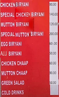 New Haji Biryani menu 1