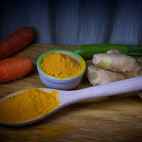 Zenzero e curcuma in cucina per mangiare sano di 