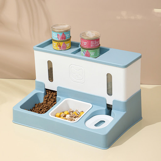 Title 5, Automatic Pet Feeder and Cat Water Dispenser wi...