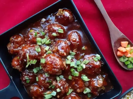 Veg Manchurian With Rice