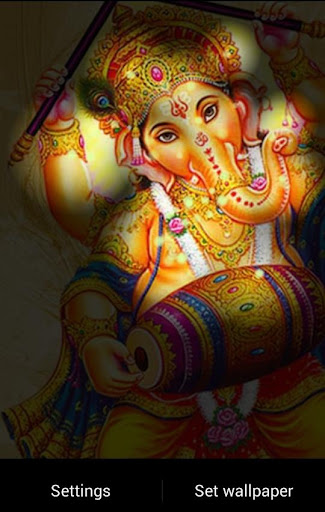 Lord Ganesha Fireflies LWP