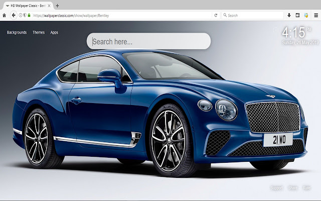 Bentley Wallpapers HD New Tab Themes