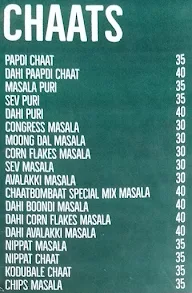 Chaat Bombaat menu 1