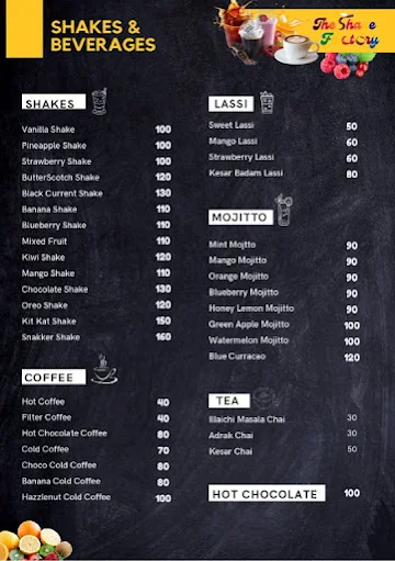 Tarun Snacks menu 