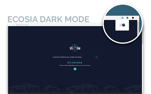 Ecosia Dark-Mode