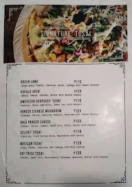 Tosai menu 2