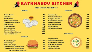 Kathmandu Kitchen menu 